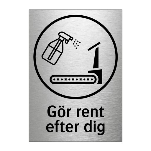 Gör rent efter dig - Löpband & Gör rent efter dig - Löpband & Gör rent efter dig - Löpband