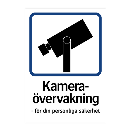 Kameraövervakning – för din personliga säkerhet