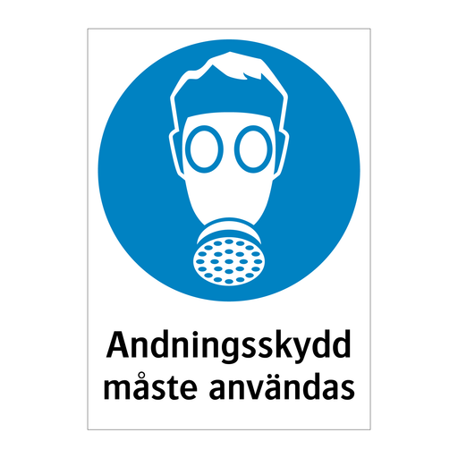 Andningsskydd måste användas & Andningsskydd måste användas & Andningsskydd måste användas