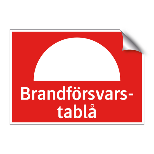 Brandförsvarstablå & Brandförsvarstablå & Brandförsvarstablå & Brandförsvarstablå