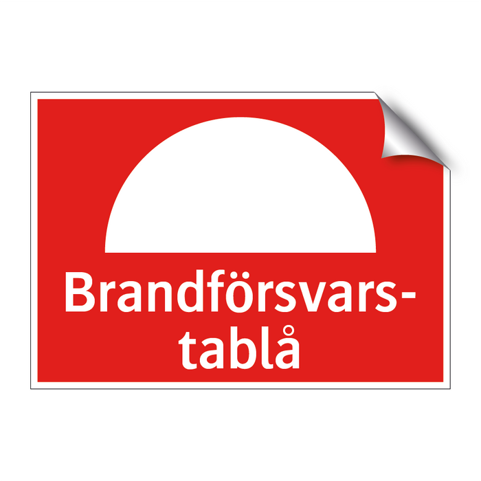 Brandförsvarstablå & Brandförsvarstablå & Brandförsvarstablå & Brandförsvarstablå