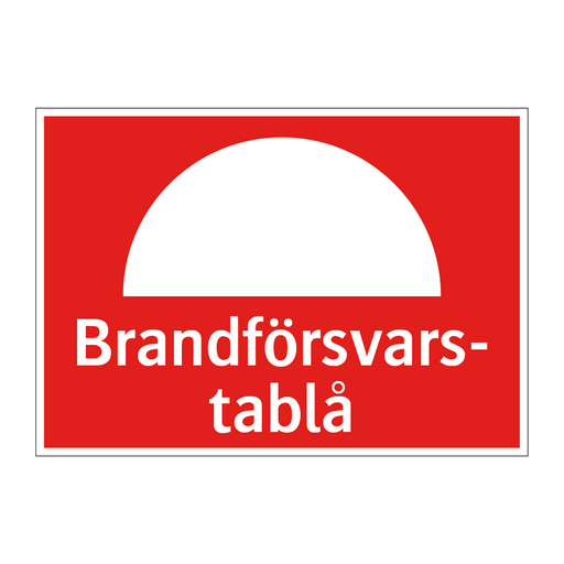 Brandförsvarstablå & Brandförsvarstablå & Brandförsvarstablå & Brandförsvarstablå
