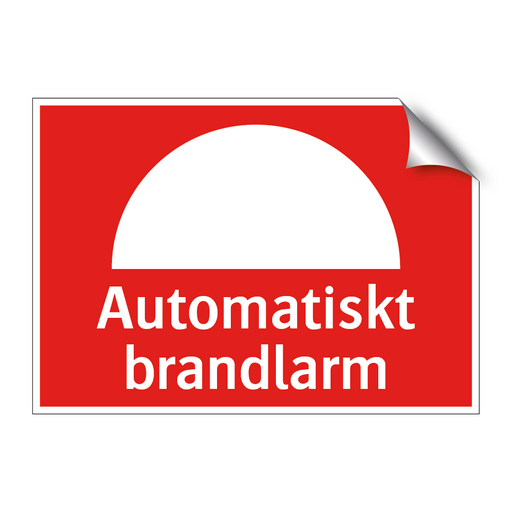 Automatiskt brandlarm & Automatiskt brandlarm & Automatiskt brandlarm & Automatiskt brandlarm