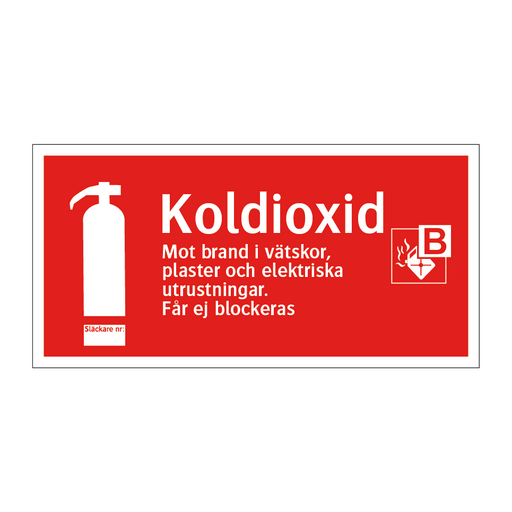 Brandsläckare Koldioxid & Koldioxid & Koldioxid & Koldioxid & Koldioxid & Koldioxid & Koldioxid