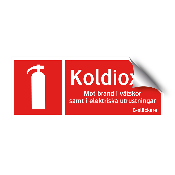 Brandsläckare koldioxid & Brandsläckare koldioxid