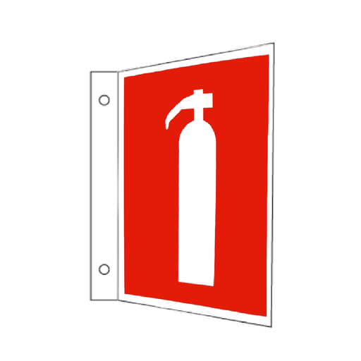Brandsläckare – Flaggskylt & Brandsläckare – Flaggskylt & Brandsläckare – Flaggskylt