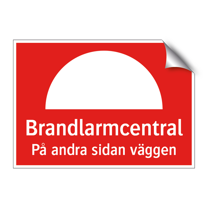 Brandlarmcentral på andra sidan väggen & Brandlarmcentral på andra sidan väggen