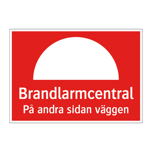 Brandlarmcentral på andra sidan väggen & Brandlarmcentral på andra sidan väggen