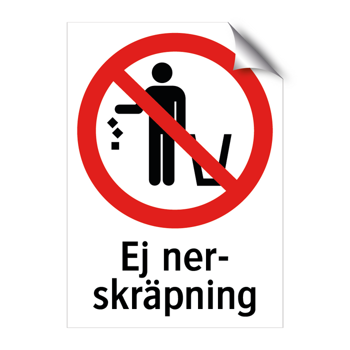 Ej nedskräpning & Ej nedskräpning