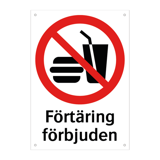 Förtäring förbjuden & Förtäring förbjuden & Förtäring förbjuden & Förtäring förbjuden