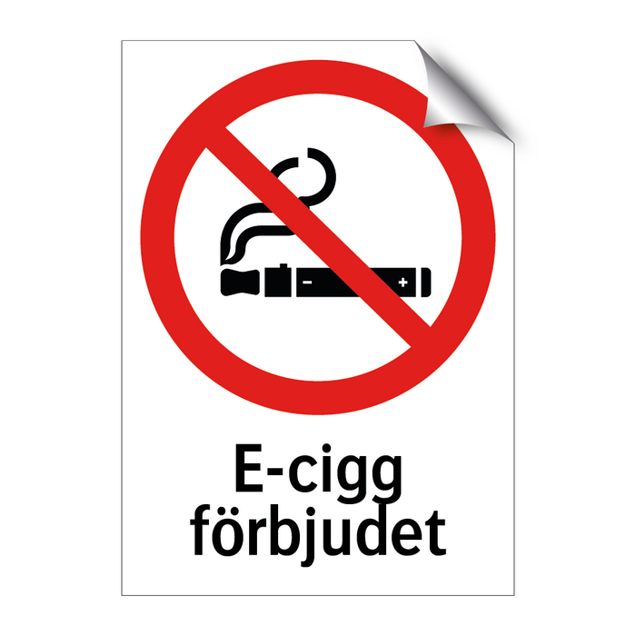 E-cigg förbjudet & E-cigg förbjudet