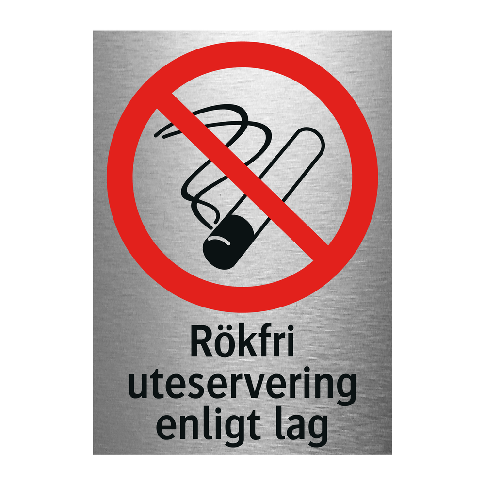 Rökfri uteservering enligt lag & Rökfri uteservering enligt lag