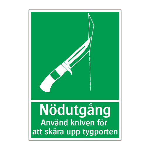 Använd kniv nödutgång & Använd kniv nödutgång & Använd kniv nödutgång