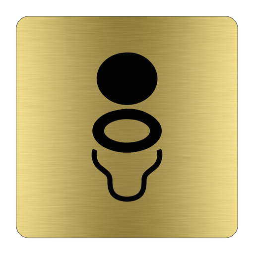 Toalettsymbol - Alubrass & Toalettsymbol - Alubrass & Toalettsymbol - Alubrass