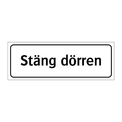 Stäng dörren & Stäng dörren & Stäng dörren & Stäng dörren & Stäng dörren & Stäng dörren