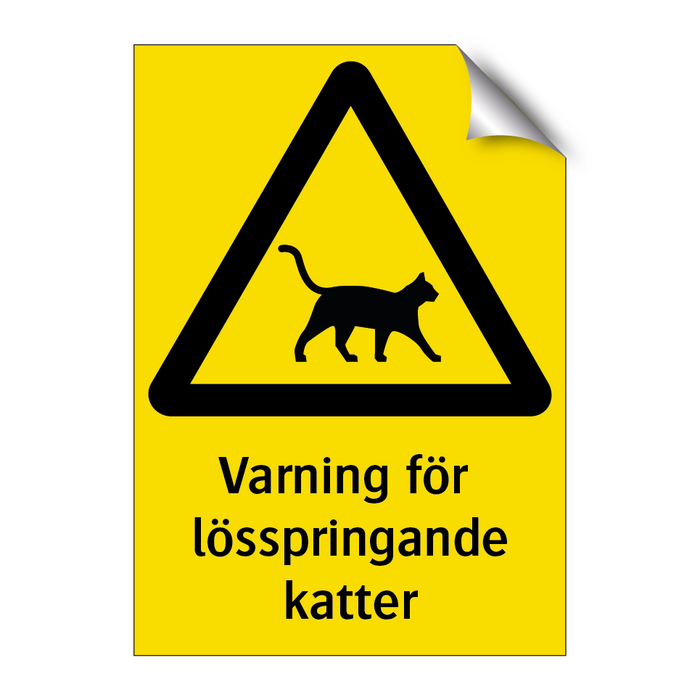 Varning för lösspringande katter & Varning för lösspringande katter