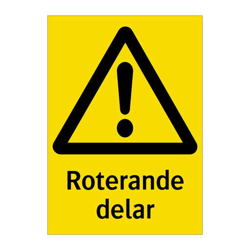 Roterande delar & Roterande delar & Roterande delar & Roterande delar & Roterande delar