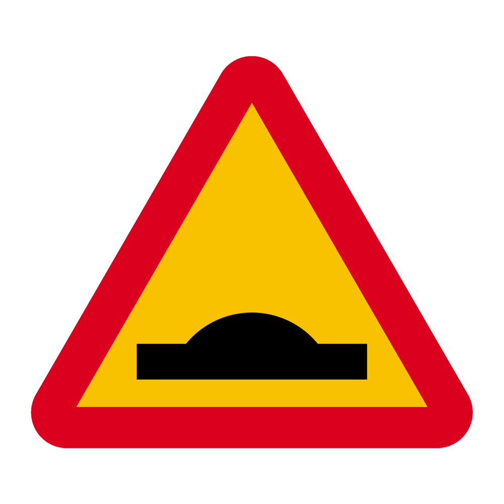 A9-1 Varning för farthinder & A9-1 Varning för farthinder & A9-1 Varning för farthinder