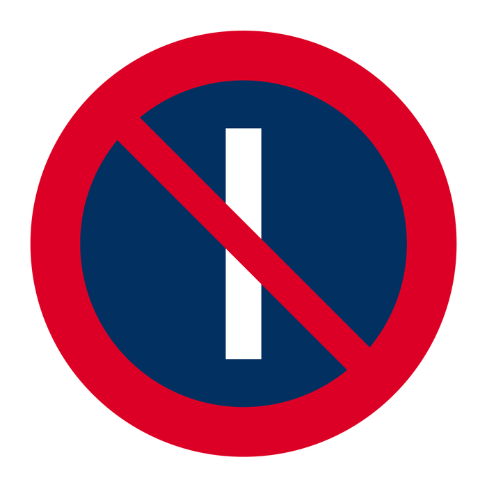 C36 Förbud mot att parkera fordon på dag med udda datum