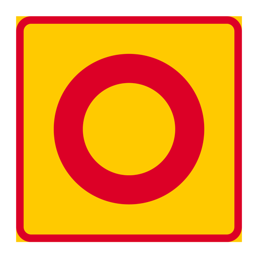 E20-2 Områdesmärke Förbud mot trafik med fordon & Områdesmärke Förbud mot trafik med fordon