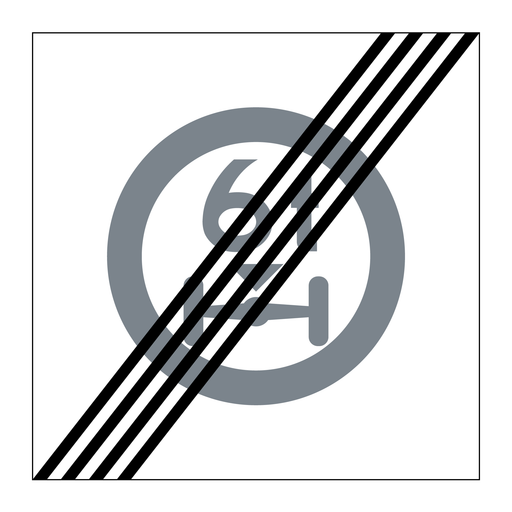 E21-12 Slut på område Begränsat axeltryck & Slut på område Begränsat axeltryck