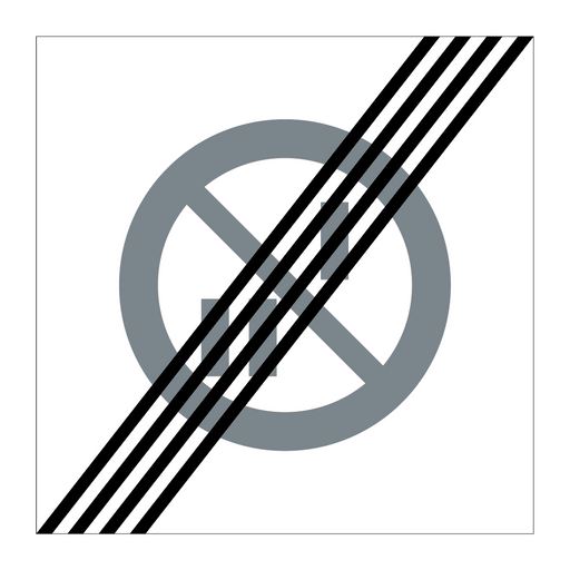 E21-14 Slut på område Datumparkering & Slut på område Datumparkering