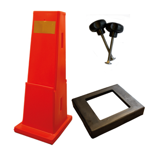 Skyltbärare, vikt, skruvar &