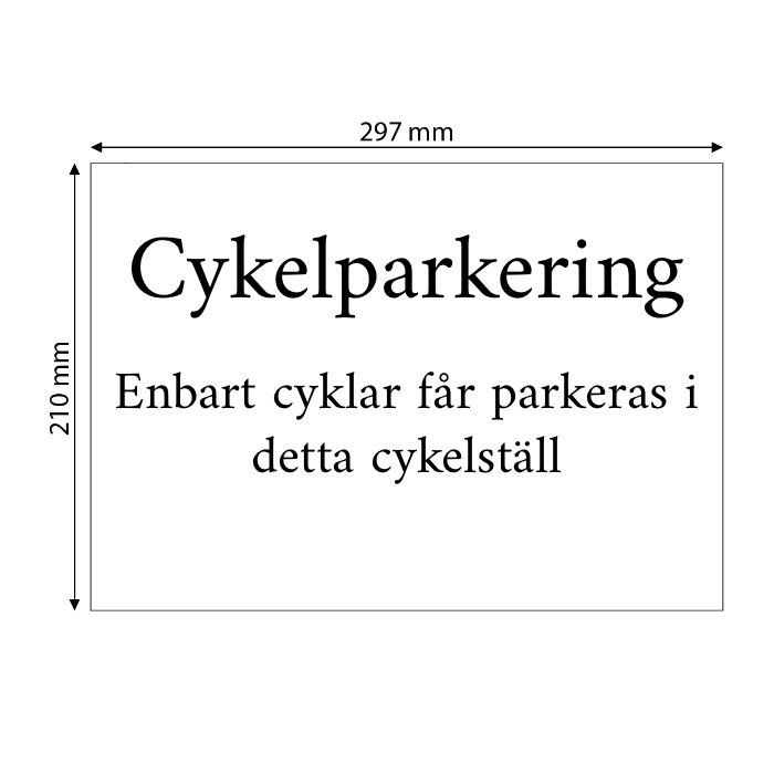 Skapa aluminiumskylt