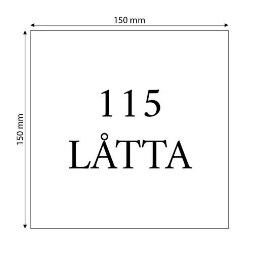 Skapa aluminiumskylt