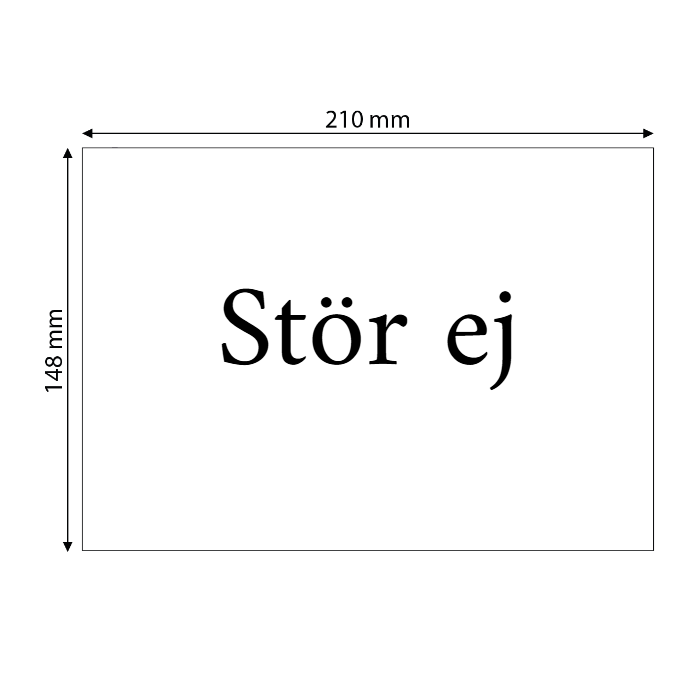 Skapa aluminiumskylt
