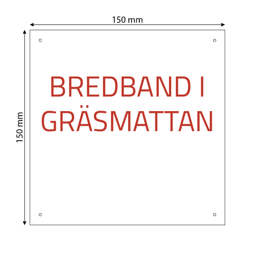 Skapa aluminiumskylt