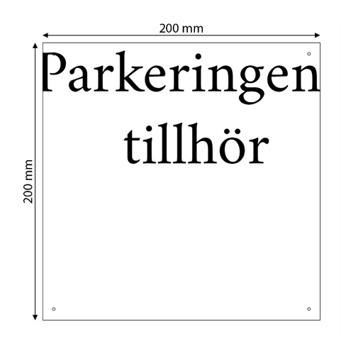 Skapa aluminiumskylt