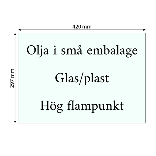 Skapa aluminiumskylt