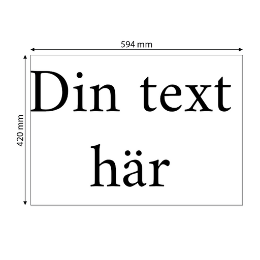 Skapa aluminiumskylt
