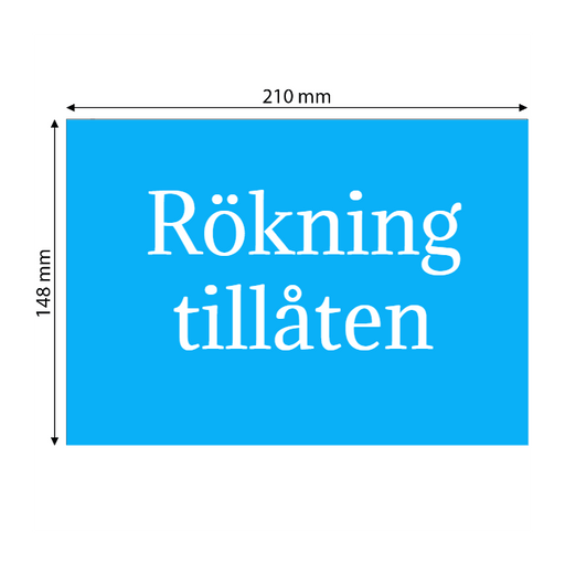 Skapa plastskylt (PET)