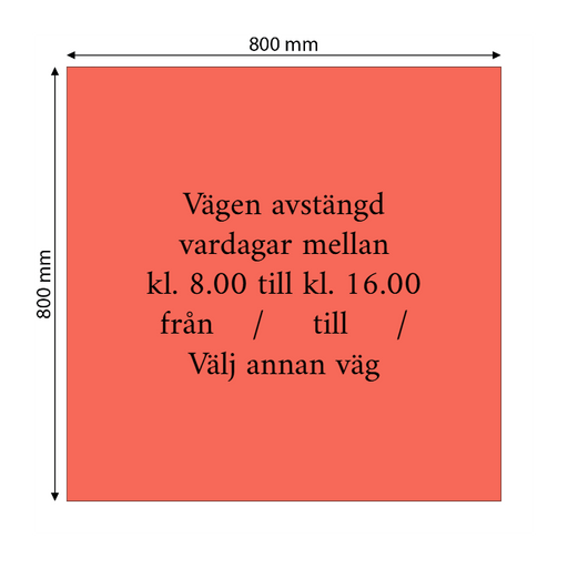 Skapa aluminiumskylt