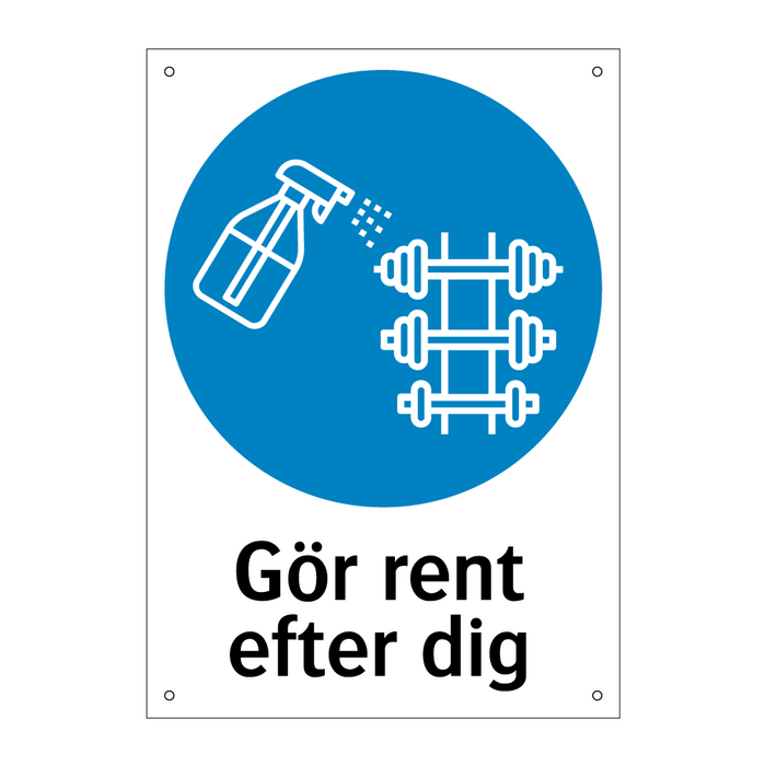 Gör rent efter dig - Hantlar & Gör rent efter dig - Hantlar & Gör rent efter dig - Hantlar