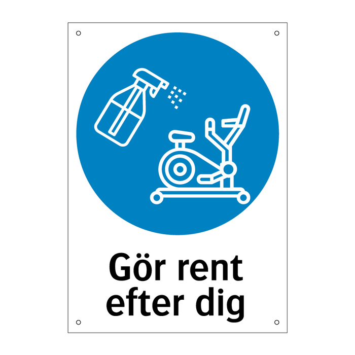 Gör rent efter dig - Spinning & Gör rent efter dig - Spinning & Gör rent efter dig - Spinning