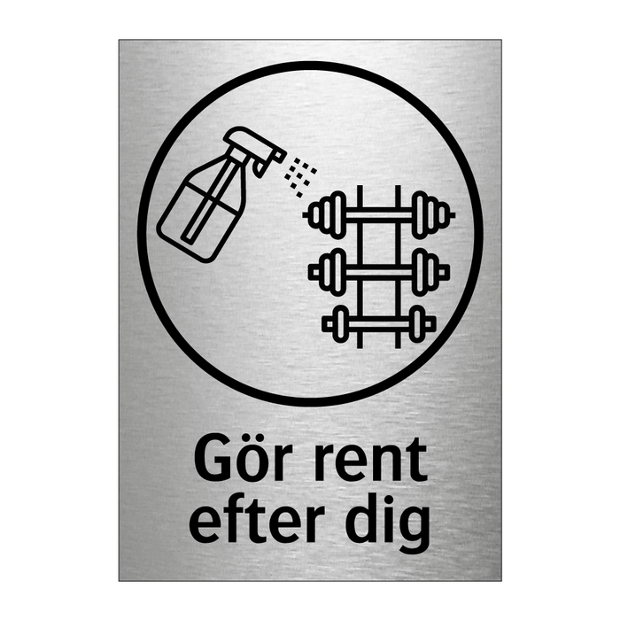 Gör rent efter dig - Hantlar & Gör rent efter dig - Hantlar & Gör rent efter dig - Hantlar