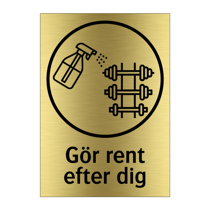 Gör rent efter dig - Hantlar & Gör rent efter dig - Hantlar & Gör rent efter dig - Hantlar