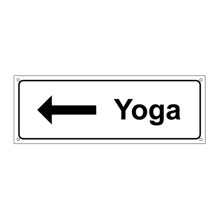 Yoga pil vänster & Yoga pil vänster