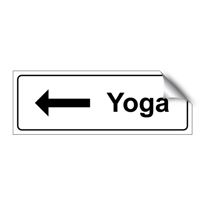 Yoga pil vänster & Yoga pil vänster