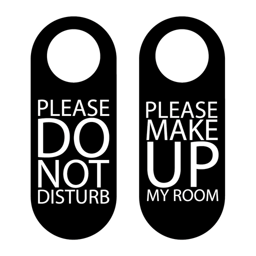 Please do not disturb - svart & Please do not disturb - svart & Please do not disturb - svart