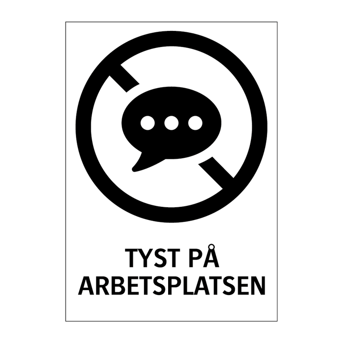 Tyst på arbetsplatsen & Tyst på arbetsplatsen & Tyst på arbetsplatsen & Tyst på arbetsplatsen