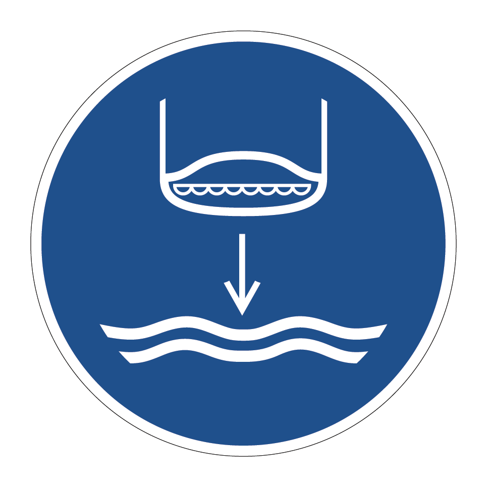 M039 Sänk livbåten till vattnet i startsekvens & M039 Sänk livbåten till vattnet i startsekvens