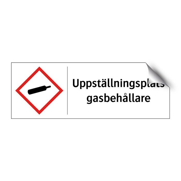 Uppställningsplats gasbehållare & Uppställningsplats gasbehållare