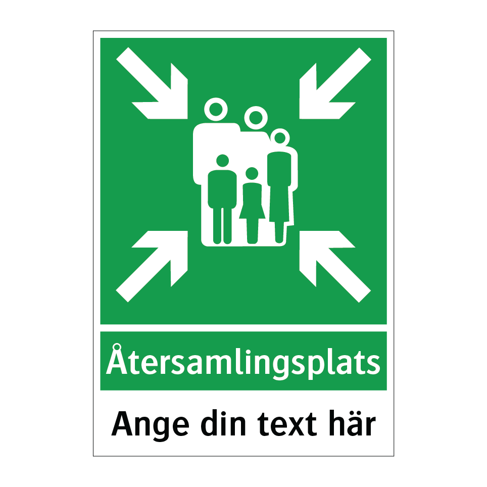 Återsamlingsplats – Valfri text & Återsamlingsplats – Valfri text