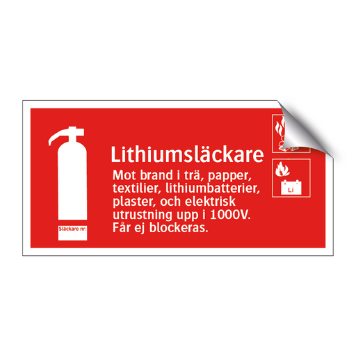 Lithiumsläckare & Lithiumsläckare