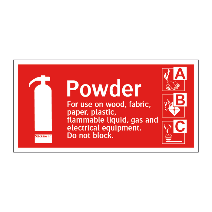 Brandsläckare Powder & Powder & Powder & Powder & Powder & Powder & Powder & Powder & Powder