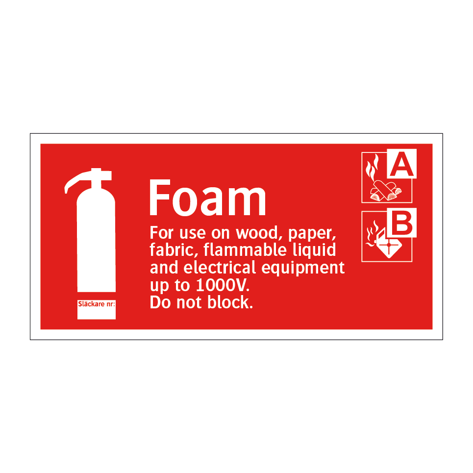 Brandsläckare Foam & Foam & Foam & Foam & Foam & Foam & Foam & Foam & Foam & Foam & Foam & Foam